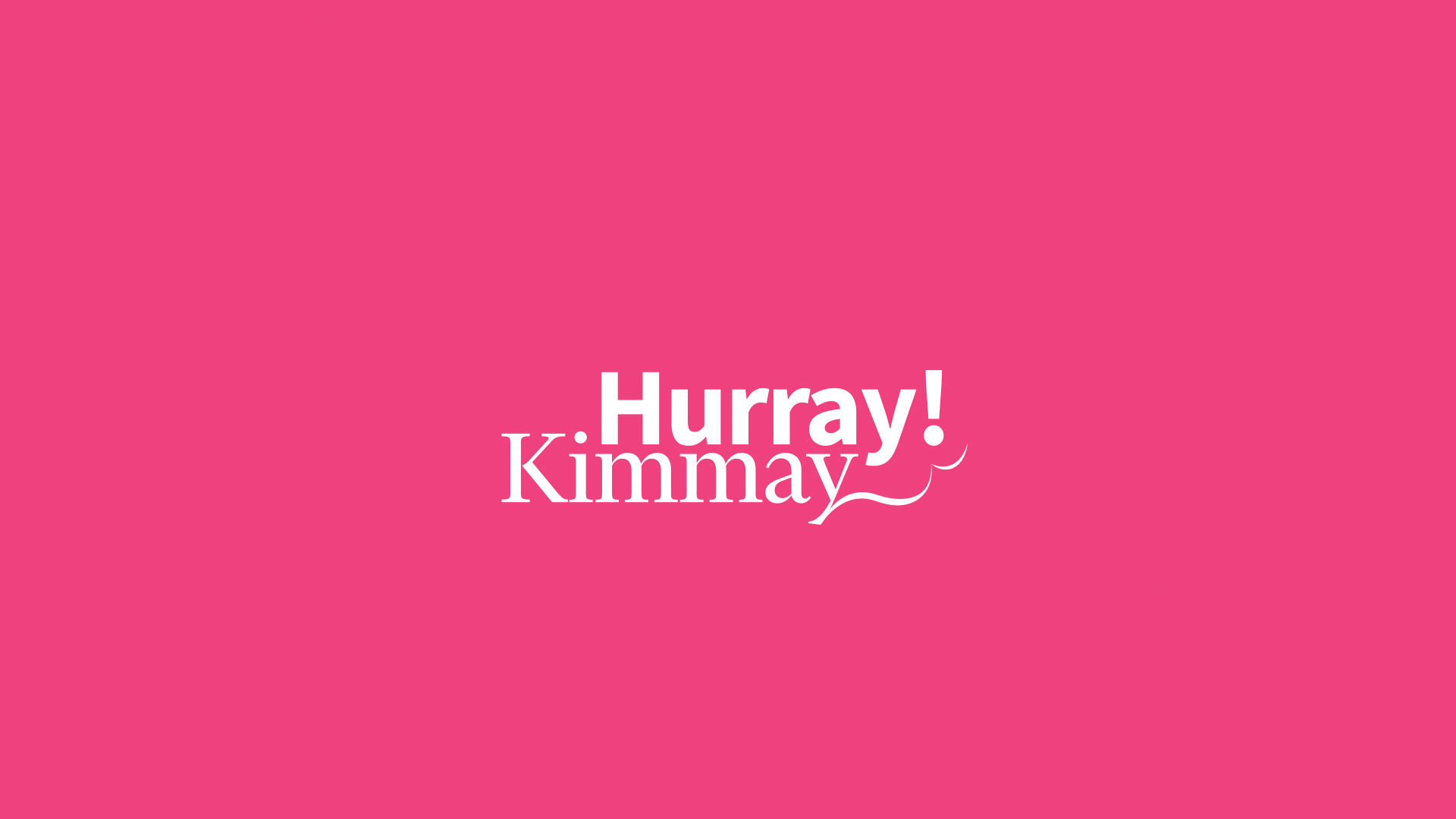 Logo Design Branding Hurray!Kimmay