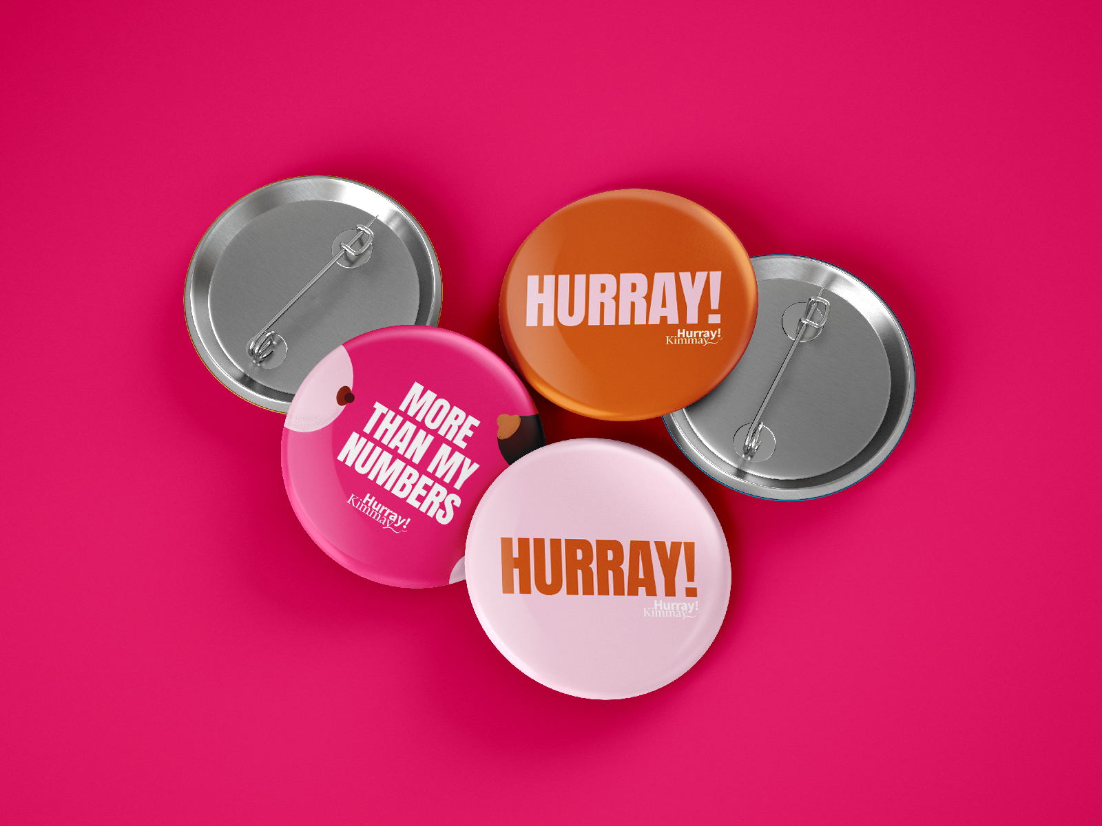 buttons hurray kimmay branding